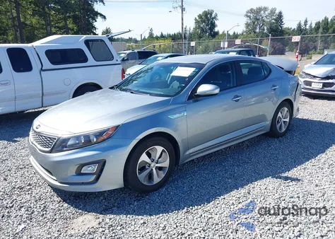 2016 Kia Optima Hybrid z USA, uszkodzony, nr VIN KNAGM4ADXG5096189